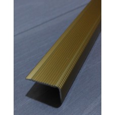 stepenišna samolepljiva aluminijumska lajsna u zlatnoj boji